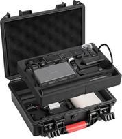 „AMAZEAR“ vandeniui atsparus dėklas, skirtas „DJI Osmo Pocket 4“ priedams ir kamerai – kietas dėklas, specialiai sukurtas „Osmo Pocket 4“ nardymo komplektui, su rankos dirželiu ir karabinu
