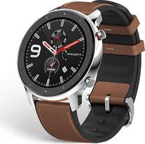 „Amazfit GTR“ 47 mm išmanusis laikrodis su visą dieną veikiančia širdies ritmo ir aktyvumo stebėjimo funkcija bei itin ilga baterijos veikimo trukme.