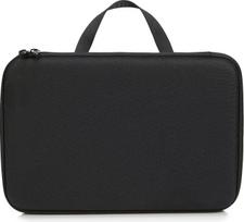 „Amazon Basics“ didelis „GoPro“ ir veiksmo kamerų apsauginis dėklas su vidine putų įdėklu, nešiojamas ir lengvas, 33 x 22,9 x 6,4 cm, be raštų, juodos spalvos