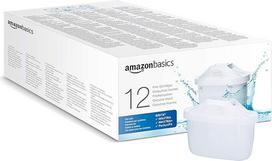 „Amazon Basics“ vandens filtravimo kasetės, 12 vnt. pakuotė, tinka visoms „Brita“ sistemoms, įskaitant „PerfectFit“ sistemas