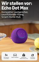 „Amazon Echo Dot Max“ (naujosios kartos), „Alexa“ garsiakalbis su visą kambarį užpildančiu garsu ir įmontuotu išmaniojo namo centru, „Amethyst“