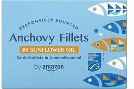 „Amazon“ ančiuvių filė saulėgrąžų aliejuje, 6 x 50 g (sausasis svoris: 180 g)