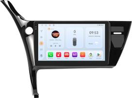 „Android 14“ automobilių radijas, skirtas „Toyota Corolla E180“ (2013–2018 m.), 9 colių QLED jutiklinis ekranas su belaidžiu „CarPlay“ ir „Android Auto“, 8 branduolių procesorius, 4+32GB atminties, GPS navigacija, „Bluetooth 5.4“, „Wi-Fi“, 4G LTE, FM/AM,