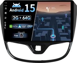 „Android 15“ automobilių radijas, skirtas „Opel Karl“/„VinFast“/„Fadil“ (2017–2020 m.) - Įmontuota „CarPlay“ ir „Android Auto“ funkcija – Nemokama atbulinės eigos kamera – 2G + 64G – 10,1 colio IPS ekranas, 2 DIN – DAB, vairo valdymas, greitas įkėlimas, „