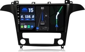 „Android 15“ – [6G+128G] – automobilių radijas, tinkamas „Ford S-Max“ (2007–2015 m.) – Belaidis „CarPlay“ / „Android Auto“ / DSP – LED kamera ir mikrofonas – 9 colių IPS ekranas, 2 DIN – DAB, valdymas nuo vairo, greitas įkėlimas, 360-CAM