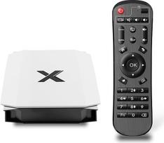 „Android TV Box“: 4GB RAM, 32GB ROM, keturių branduolių procesorius, dviejų dažnių „Wi-Fi“, „Bluetooth“, H.265 HEVC kodavimas, TF kortelės lizdas, multimedijos grotuvas