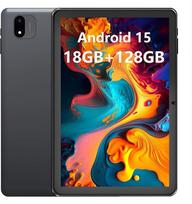 „Android“ planšetinis kompiuteris, 10,1 colio „Android 15“ planšetiniai kompiuteriai, 18GB (6+12) RAM, 128GB ROM, išplėtimas iki 1 TB, 1280x800 IPS HD jutiklinis ekranas, 6000 mAh baterija, „Bluetooth“, dvi kameros, GMS, „Wi-Fi“