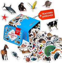 „Animal Magnets“ vaikams – 110 vnt. zoologijos sodo, fermos, miško ir jūros paukščių dovanėlė