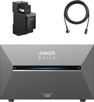 „Anker Solix 3 Pro“ saulės energijos akumuliatorius + išmanusis skaitiklis, „Plug & Play“ tipo balkono elektrinė | Balkono elektrinė su akumuliatoriumi, įskaitant elektros skaitiklį, 4 MPPT (3600 W), iki 16 kWh, 1200 W dvikryptė, „Plug & Play“.