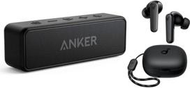„Anker SoundCore 2“ „Bluetooth“ garsiakalbis ir „Soundcore Stick“ visiškai belaidės ausinės (komplektas)