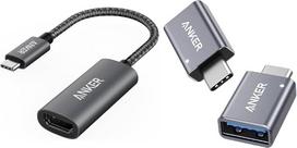 „Anker“ USB-C į HDMI adapteris, USB-C į USB adapteris
