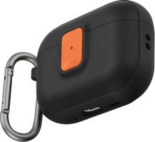 „Anlinser“ dėklas „AirPods Pro 3“ – juodas su oranžiniais akcentais