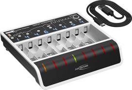 „ANSMANN Comfort Professional 8“ greitojo įkrovimo įrenginys su USB įvestimi, skirtas 1–8 „Micro AAA“ ir „Mignon AA“ dydžių NiMH baterijoms
