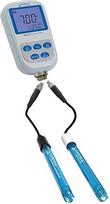 „Apera Instruments“ SX721 nešiojamasis pH/ORP matuoklio rinkinys dėkle | Atsparus vandeniui, atminties funkcija, automatinė temperatūros kompensacija ir kalibravimas