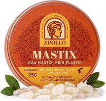 „Apollo Mastic Gum“ 25 g – mastikos kramtomoji guma – „Looksmaxxing“ – Chio salos kramtomoji guma