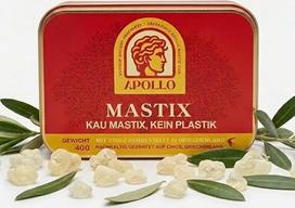 „Apollo Mastic“ kramtomoji guma – 100 % natūrali – stipri Chio salos kramtomoji guma – skirta žandikaulių sričiai, burnos ertmės sveikatai ir virškinimui – 40 g