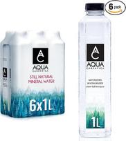 „Aqua Carpatica“ negazuotas natūralus šarminis mineralinis vanduo, PET, 6 x 1 litras | Grynas iš šaltinio, natūraliai mažai natrio, turtingas elektrolitais, kalciu ir magniu, skirtas kūdikių maistui