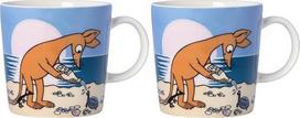 „Arabia“ „Moomin“ puodelis „Sniff Blue“, 0,3 l (2 vnt. rinkinys)