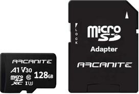 „ARCANITE“ „microSD“ atminties kortelė su adapteriu, 128GB