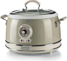 „Ariete 2904“ ryžių viryklė, ryžių viryklė, lėto virimo puodas, garintuvas, „Vintage Line“ serija, 3,5 l, nelipni keraminė danga, 650 W