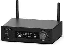 „Arylic H50“ „Hi-Fi“ „Multiroom“ „Wi-Fi“ stiprintuvas su „Bluetooth aptX HD“, „HDMI ARC“, „AirPlay 2“ ir „Spotify“ transliacija. Palaiko 192 kHz/24 bitų HD muzikos perdavimą ir priėmimą. 2 stiprintuvai po 50 W.