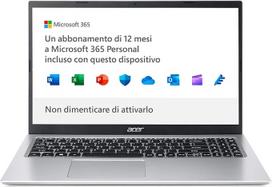 „Aspire 1“ A115-32-C56R, „Cel“ N4000, N4500, 1,1 GHz, 4GB / 128, 15,6 colių, FHD, HD (0,9), UHD, „Wi-Fi 5“, „BT 5.0“, „W11S64“, atverčiamas korpusas, sidabrinė spalva