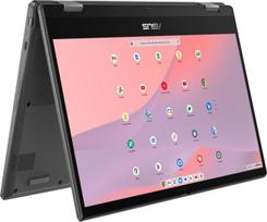 „ASUS Chromebook CM14 Flip CL1402FM2A“ nešiojamasis kompiuteris, 14 colių „Full HD“ ekranas (MediaTek Kompanio 520, 4GB RAM, 64GB eMMC, „ChromeOS“), QWERTY klaviatūra – jutiklinis ekranas su rašikliu + 3 mėnesių „Google AI Pro“ su „Gemini Pro“