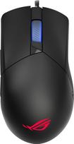 „ASUS ROG Gladius III“ laidinė žaidimų pelė, 19 000 DPI jutiklis, „Hot Swappable Push-Fit II“ jungiklis, ergonomiška forma, „ROG Omni“ pelės kojelės, „ROG Paracord“ ir „Aura Sync“ RGB apšvietimas, 1,7" x 2,7" x 4,8"