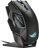 „ASUS ROG Spatha X“ žaidimų pelė | Bevielė, laidinė, magnetinė įkrovimo stotelė, 12 programuojamų mygtukų, 19 000 dpi, „Aura Sync“