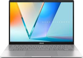 „ASUS Vivobook S 14 M3407HA-LY056W“ WUXGA nešiojamasis kompiuteris, 14 colių, „AMD Ryzen 5 220“, 16GB RAM, 1 TB SSD, „Radeon 740M“, „Windows 11 Home“, „Cool Silver“, ispanų QWERTY klaviatūra