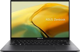 „ASUS Zenbook 14 UM3402YA#B0CY2VCGY6“ aliuminis nešiojamasis kompiuteris su 14 colių WQXGA ekranu su atspindžių mažinimo danga, 60 Hz, „AMD Ryzen 5 7430U“, 8GB RAM, 512GB SSD PCIe, „AMD Radeon“ vaizdo plokštė, „Windows 11 Home“, juodos spalvos