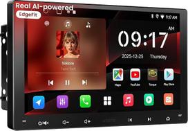 „ATOTOZONE“ 9 colių „Android“ dvigubo DIN formato grotuvas su „CarPlay“, „Android“, belaidžiu ryšiu, „Wi-Fi“, „Bluetooth“, IoT jungtimi, GPS buvimo vietos nustatymu, geolokacijos funkciją turinčiu AI asistentu, „BGSleep“, EQ/DSP/RDS, OTA atnaujinimu