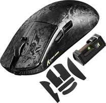 „ATTACK SHARK R11 Ultra“ anglies pluošto 8000 Hz belaidė žaidimų pelė, 49 g superlengva, 42 000 DPI, 20 000 FPS, PAW3950MAX, Nordic 52840, „Ice Feel“ danga, „BT“/2,4 GHz/laidinis ryšys, „PC“/„Mac“, kalta juoda