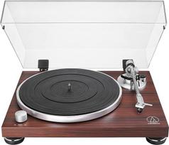 „Audio-Technica“ LPW50BTRW belaidis patefonas su diržine pavara, rožmedžio spalvos