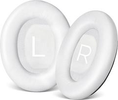 „Aurivor“ ausinių pagalvėlių komplektas, skirtas „Bose QuietComfort 45“, „35“ ir „35ii“ (QC45 / QC35 / QC35ii) modeliams. Aukščiausios kokybės ausinių pagalvėlės, suderinamos su „QuietComfort SE“ (QC SE) / „QuietComfort“ ausinėmis – baltos spalvos