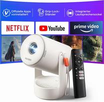 „Aurzen E1 Mini“ projektorius su oficialia „Netflix“ programa, išmanusis projektorius namų kinui