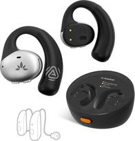 „Avantree Medley Pebble 2 Auracast“ ausinės su „Open-Ear Comfort“ technologija, skirtos televizoriui | Naujos kartos ausinės, skirtos televizoriaus garsui ir skambučių klausymui, „2-in-1“ siųstuvas ir įkrovimo stotelė