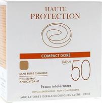 „Avène“ saulės apsaugos priemonė SPF 50 su atspalviu, kompaktiškas pudrinis pudras – atspalvis: „Honey“