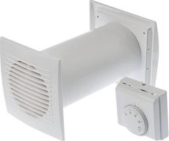 „Awenta Cosy CM100“ karšto oro skirstytuvas su turbininiu ventiliatoriumi + termostatu + priedais