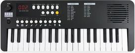 „Axus Portable 37 Mini“ klaviatūra, „Midnight Black“ spalvos – juokingi elektriniai pianinai pradedantiesiems, maitinami per USB-C arba baterijomis
