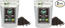 „Azafran“ ekologiški pipirai, sveiki, Šri Lankos juodieji, 500 g (2 vnt. pakuotė)