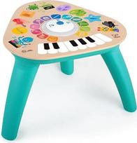 „Baby Einstein“, „Hape“, „Clever Composer Tune Table Magic Touch“ žaidimų stalas, 22 muzikos instrumentai, elektroninis medinis muzikinis žaislas, muzikinis kubas ir sensorinis žaislas, vaikams nuo 6 mėnesių