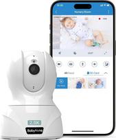 „Babytone“ kūdikių stebėjimo prietaisas su kamera ir programėle, 360° „Wi-Fi“ kūdikių stebėjimo kamera, HD naktinio matymo funkcija, pažangus judesio ir garso aptikimas, interkomo funkcija, palaiko saugojimą debesyje ir SD kortelėje
