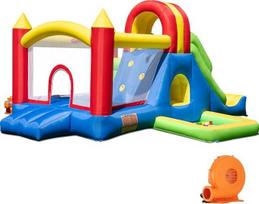 „Ballsea“ pripučiamas pilis XXL lauke (4,7 x 3,3 x 2,1 m)