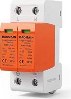 „Baomain“ 2P (1P+N) apsauga nuo viršįtampių, 1000 V DC, 40 kA, BMD1-C40 vienfazis SPD su neutraliojo laidininko apsauga, skirta saulės energijos įkrovimo reguliatoriams ir pramoninėms nuolatinės srovės grandinėms, montavimas ant DIN bėgelio, atspari ugnia