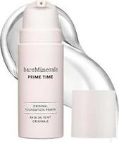„bareMinerals Prime Time Original“ makiažo pagrindas – 24 valandų išsilaikymas, 30 ml | Veganiškas, be aliejų pagrindas paslepia poras, išlygina veido odos tekstūrą, suteikia matinį efektą ir patikimai prailgina makiažo išsilaikymą