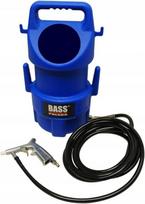 „Bass Polska“ mobilus smėliavimo įrenginys su 10 l talpos bakeliu, 4,6 m žarna, 5 mm antgaliu, 80–120 PSI, nešiojamas suslėgto oro smėliavimo pistoletas, skirtas rūdžių pašalinimui ir valymui