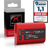 „Baxxtar“ atsarginė baterija, skirta „Panasonic“ DMW-BLK22 ir BLK22E baterijoms, 2600 mAh, 7,2 V