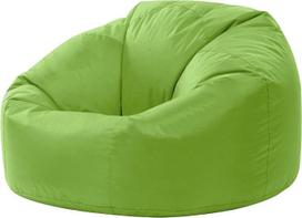 „Bean Bag Bazaar“ klasikinis sėdmaišis su įsiuvais – didelis, žalsvai citrininis, 84 cm x 70 cm – vandeniui atsparūs sėdmaišiai, skirti naudoti viduje ir lauke | Pagamintas Vokietijoje, žaidimų sėdmaišis, vandeniui atsparus audinys, patogus krėslas sodui