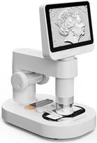 „BEAVERLAB“ mikroskopas vaikams, 4,3 colio IPS skaitmeninis mikroskopas, 100X–1600X didinimas, 1080P HD kišeninis mikroskopas vaikams su 8 reguliuojamais LED šviesos šaltiniais, suderinamas su kompiuteriu ir televizoriumi, skirtas pradedantiesiems, 32GB